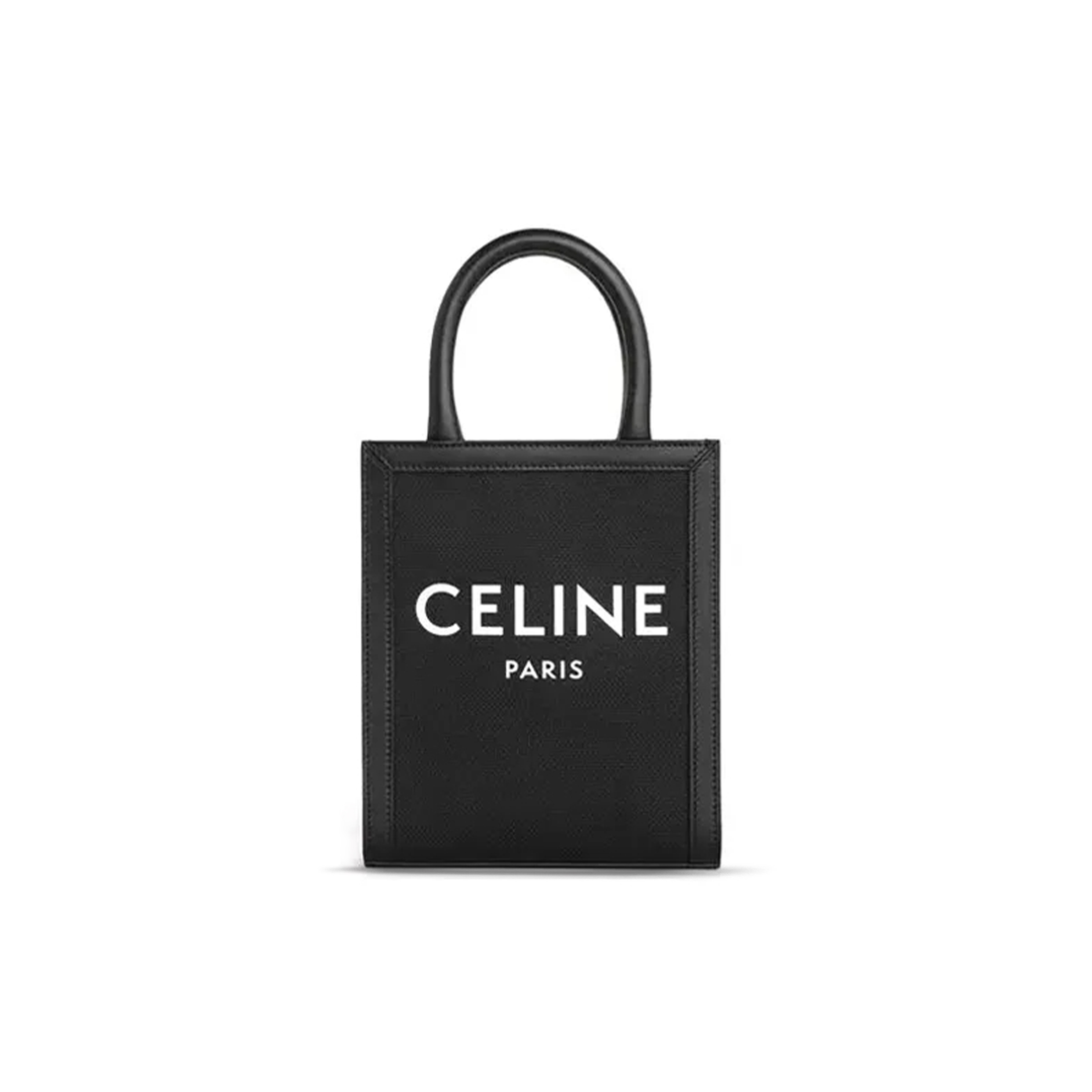 Ce**e mini tote in cabas triomphe canvas and calfskin 193302csu.38no (21*17*4cm)